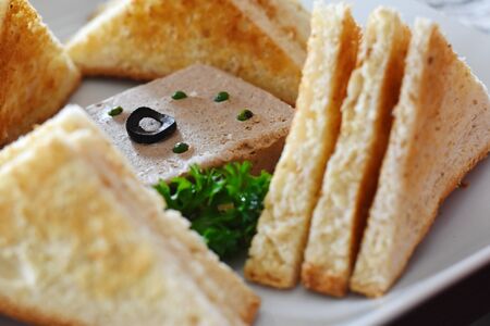 delicious Classic Liver Pate foodの写真素材