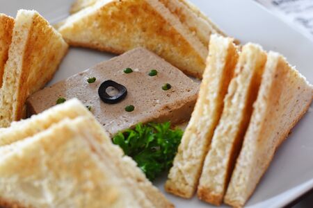 delicious Classic Liver Pate foodの写真素材