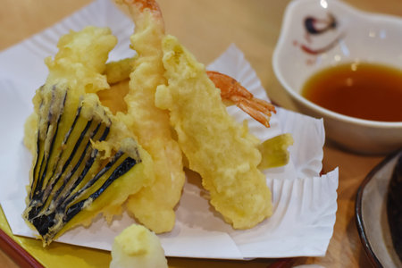 Tempura Tempura - Deep Fried Shrimps, Japanese Foodの写真素材