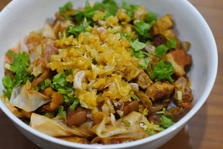 Chinese Steamed Rice Noodle Rollsの写真素材