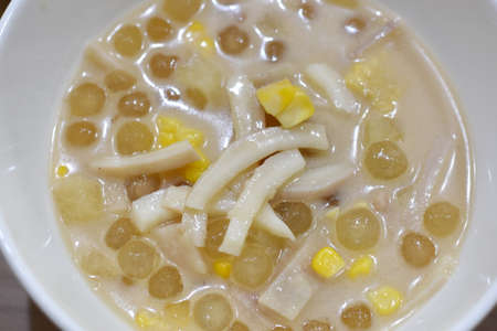 sago Dessert in Coconut Milkの写真素材