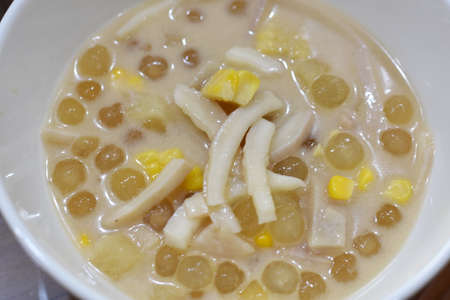 sago Dessert in Coconut Milkの写真素材