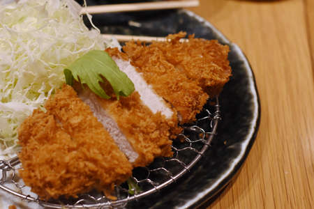 Pork Tonkatsu with japanese Riceの写真素材