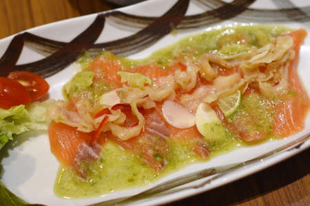 delicious fresh fish sashimi japanese foodの写真素材