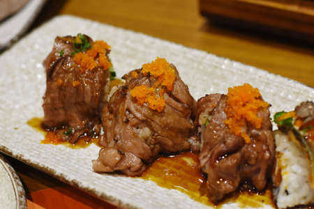 mixed sushi japanese food styleの写真素材