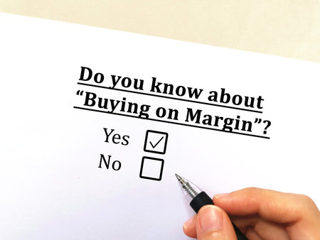 One person is answering question about stocks. He knows about buying margin