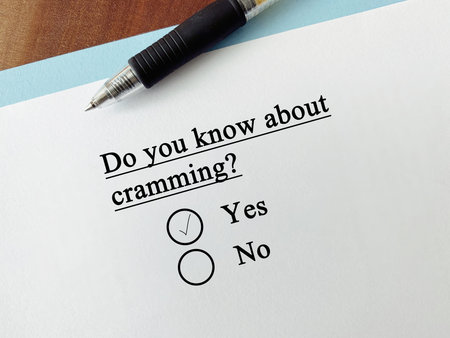 One person is answering question about scam and fraud. He knows about cramming.
