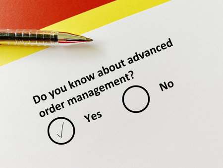 One person is answering question about procurement. He knows about advanced order management.