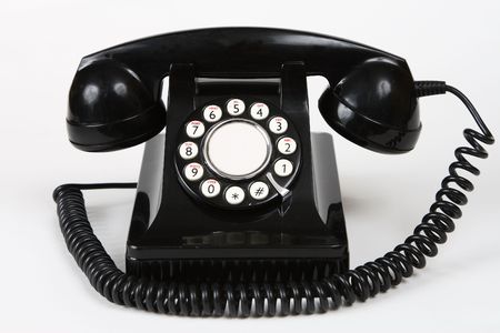Retro antique 1950's style telephoneの写真素材