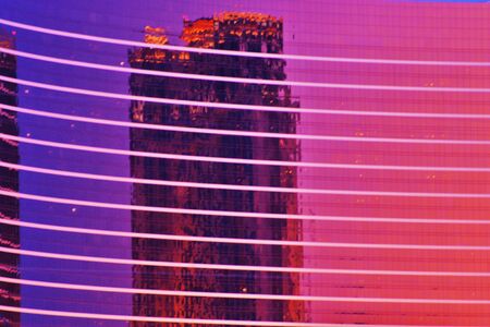 1 Building Reflects in Anotherの写真素材