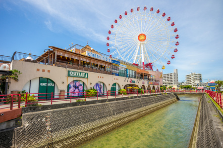 American Village, a large entertainment complex located in central Okinawa Hontoのeditorial素材