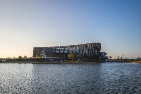 Chiayi, Taiwan - November 24, 2019: Southern Branch of The National Palace Museum. It was open in April 23, 2016 to improve the cultural equity between Northern Taiwan and Southern Taiwanのeditorial素材