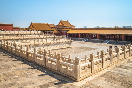 forbidden city in beijing, capital of chinaのeditorial素材