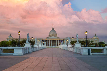 scenery of Tainan Metropolitan park in Tainan, taiwanのeditorial素材