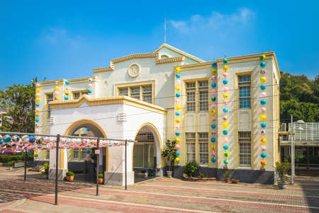 Changhua, Taiwan - February 24, 2020: Changhua Arts Hall, former Jungshan Hall, sits in a heritage building, and on its grounds is the 300-year-old Hongmao Wellのeditorial素材
