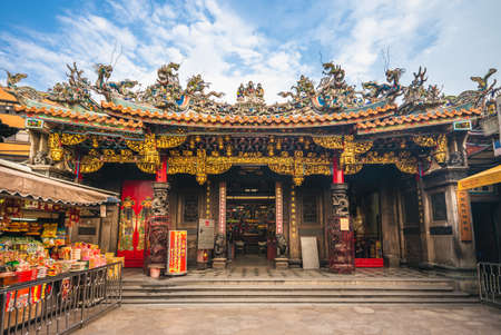 Hsinchu, Taiwan - March 6, 2020 : Hsinchu City God temple, the largest temple at the time when it was completed, worshipping the only provincial city god in Taiwanのeditorial素材