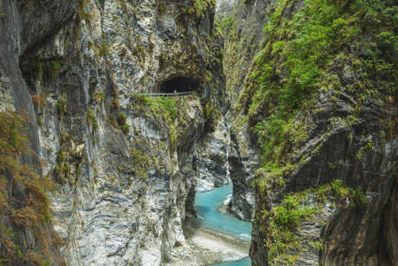 Scenery of Taroko National Park in Hualien, Taiwanの写真素材