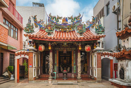 October 16, 2020: The Founding Mazu Temple, was built in 1662 during the Ming Dynasty and the earliest privately built Mazu temple located in tainan, taiwan. it is often referred to small Mazu Temple.のeditorial素材