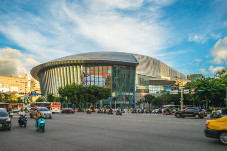 August 18, 2020: Taipei Arena, a multi-purpose stadium with a seating capacity of 15000, is located in Taipei city, Taiwan. The arena was built in 2001 and opened on 1st december 2005.のeditorial素材