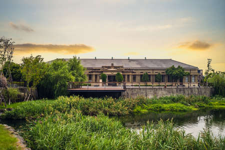 Empire Sugar Factory Industry Museum in taichung, taiwanのeditorial素材