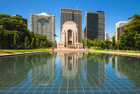 January 5, 2019: ANZAC War Memorial, aka Hyde park memorial, is a heritage listed war memorial located in located at Hyde park in sydney, New South Wales, Australia.のeditorial素材