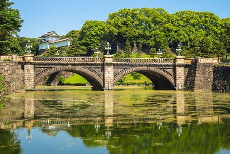 Seimon Ishibashi bridge of Tokyo Imperial Palaceのeditorial素材