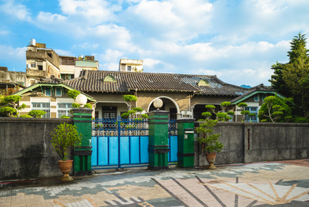 Lu family mansion at toucheng township in yilan county, taiwanのeditorial素材