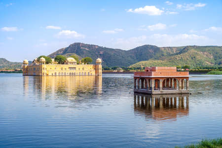 Jal Mahal (Water Palace) in Man sagar Lakeのeditorial素材