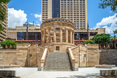 ANZAC Square and central railway station, Brisbaneのeditorial素材