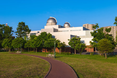 Asahikawa Science Museum in Asahikawa, Hokkaido, Japanのeditorial素材