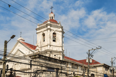 Santo Nino Basilica, a minor basilica in Cebu Cityのeditorial素材
