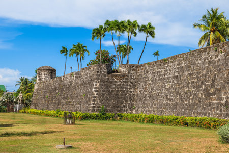 Fort San Pedro, a military defense structure in Cebu, Philippinesのeditorial素材