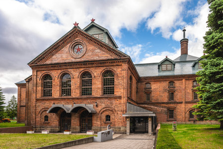 June 4, 2023: Sapporo Beer Museum, the only beer museum in Japan. It is located in Sapporo, Hokkaido, Japan. This building was erected originally as a factory of the Sapporo Sugar Company in 1890.のeditorial素材
