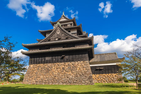 Main keep of Matsue castle located in Matsue city, Shimane, japanのeditorial素材