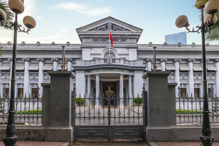 Museum of Ho Chi Minh City, formerly known as Gia Long Palace, in Saigon, Vietnamの写真素材