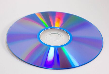 DVD isolated on white backgroundの写真素材