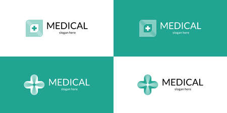 Abstract medical logo. Vector illustration.のイラスト素材
