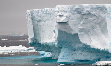 Jagged Antarctic iceberg