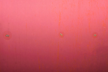 Vintage texture of old metal doors painted red