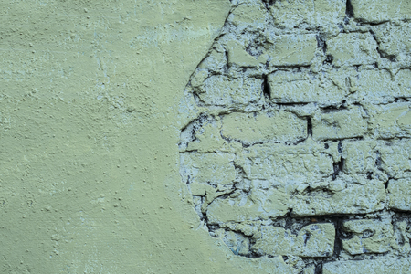 The texture of the old brick wall of the Orahian colorの写真素材