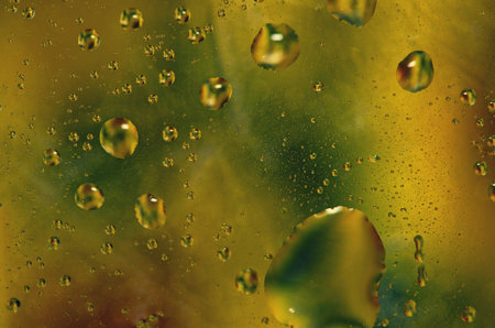 Nice colorful background with oil and waterの写真素材