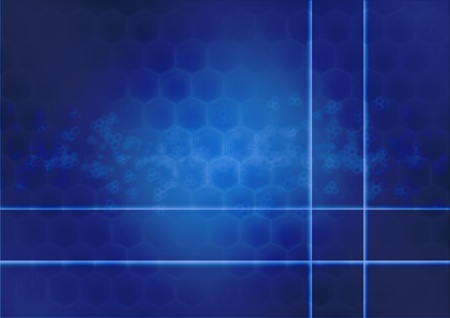 Abstract background in the form of honeycombsの写真素材