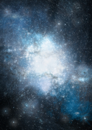 Far space being shone nebula as abstract backgroundの写真素材