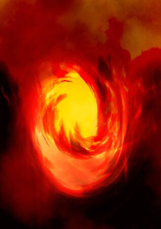 Far space being shone nebula as abstract backgroundの写真素材