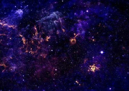 Small part of an infinite star fieldの写真素材