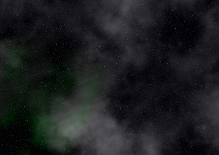 Far being shone nebula and star field against space   の写真素材