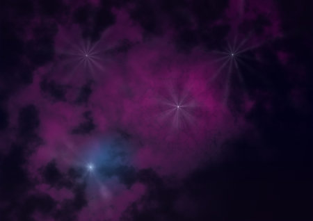 Star field in space, a nebulae and a gas congestion   Elements of this image furnished by NASA  