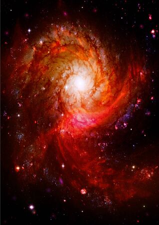 Star field in space a nebulae and a gas congestion. "Elements of this image furnished by NASA".の写真素材