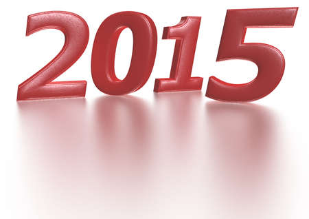 Happy New Year 2015 square greeting card.の写真素材