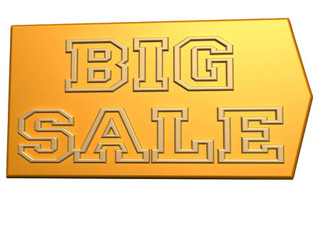High Quality Big Sale product badge isolated on white.の写真素材